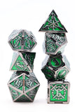 Foam Brain Metal Dice Set