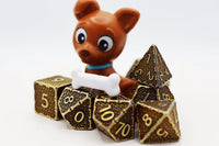 Foam Brain Metal Dice Set