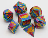 Foam Brain Metal Dice Set