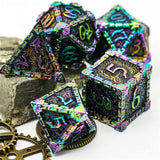 Foam Brain Metal Dice Set