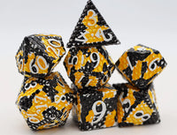 Foam Brain Metal Dice Set