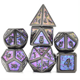 Foam Brain Metal Dice Set