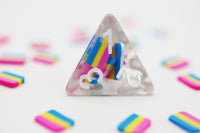 Foam Brain Pride Flag Dice